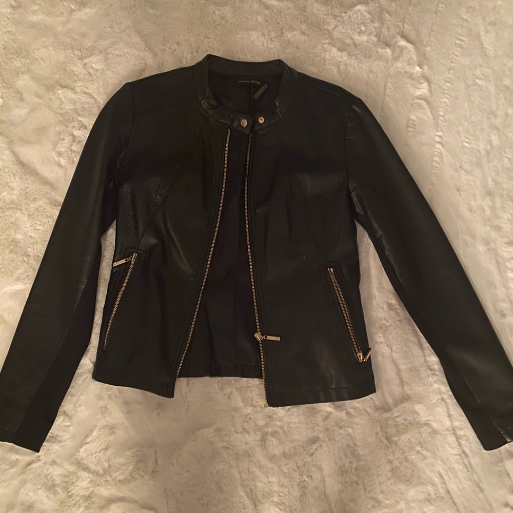 Ivanka Trump leather jacket. Very lightly worn